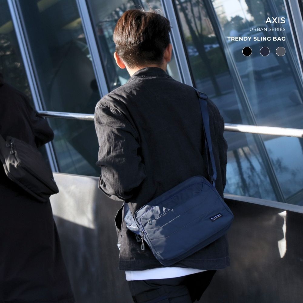 【YUNJOIN】Tech Horizontal Multi-Layer Crossbody Bag, , large