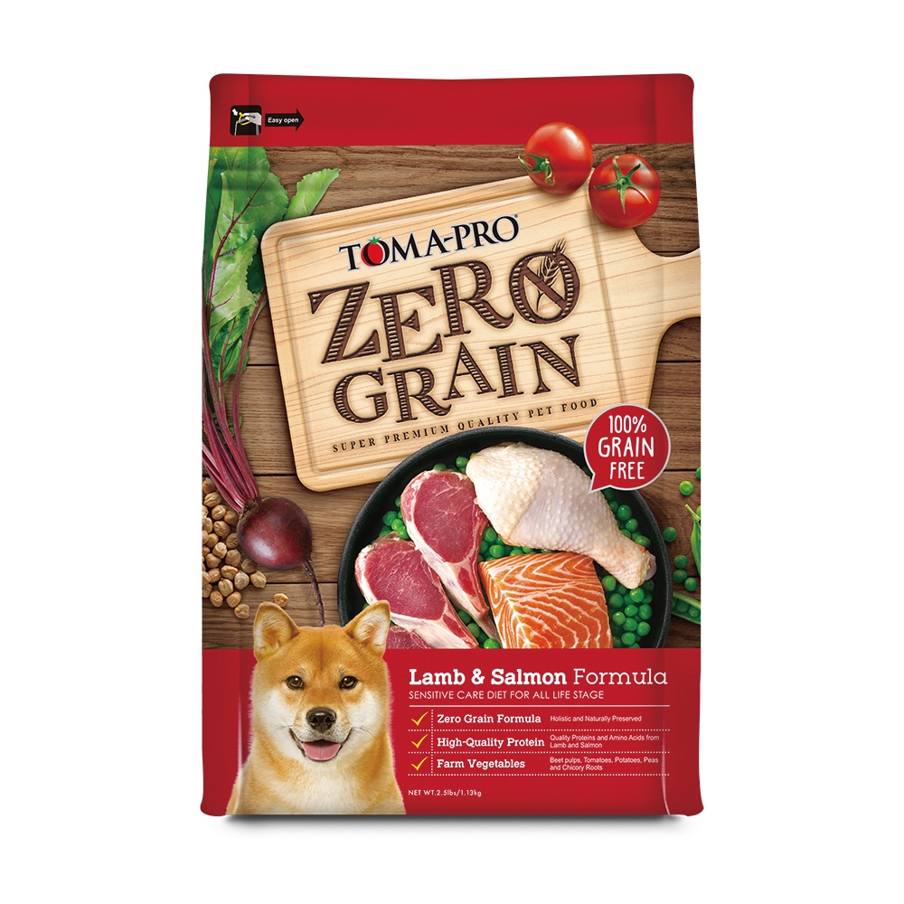 【優格】零穀 全齡犬飼料 羊肉+鮭魚 敏感配方15磅, , large
