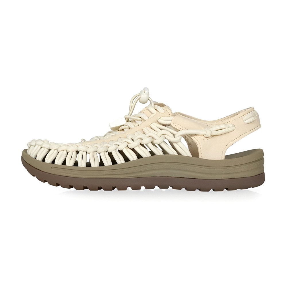 DIADORA迪亞多那 水陸兩用編織涼鞋 女鞋 簡約 時尚 休閒 好穿脫 束扣 彈性 輕量 緩震 舒適 抓地 防滑 米白, , large