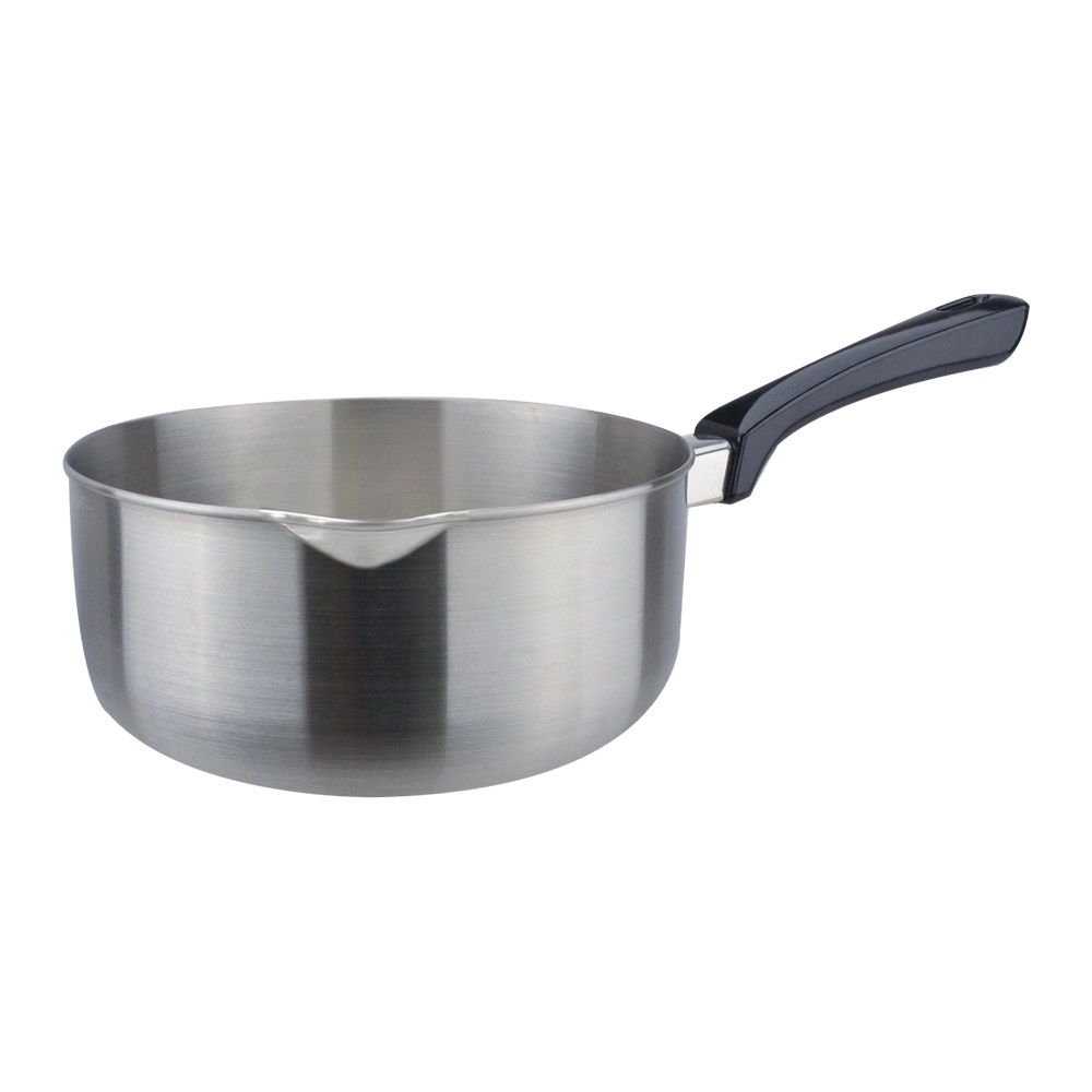 CLARE 可蕾爾 白金鋼316不鏽鋼雪平鍋料理鍋泡麵鍋單把鍋湯鍋 18cm無蓋-Leidea樂德兒, , large