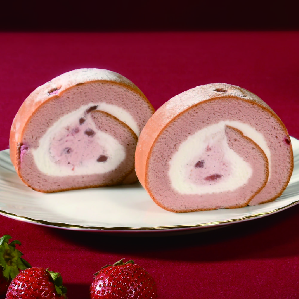 【Yannick 】Strawberry Cream with Jelly Roll Cake(18CM / Roll), , large