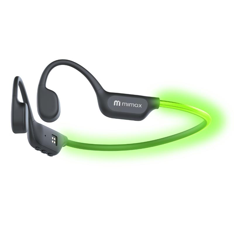 Mimix LED Light Strap Bone Conduction Sports Headphones, , large