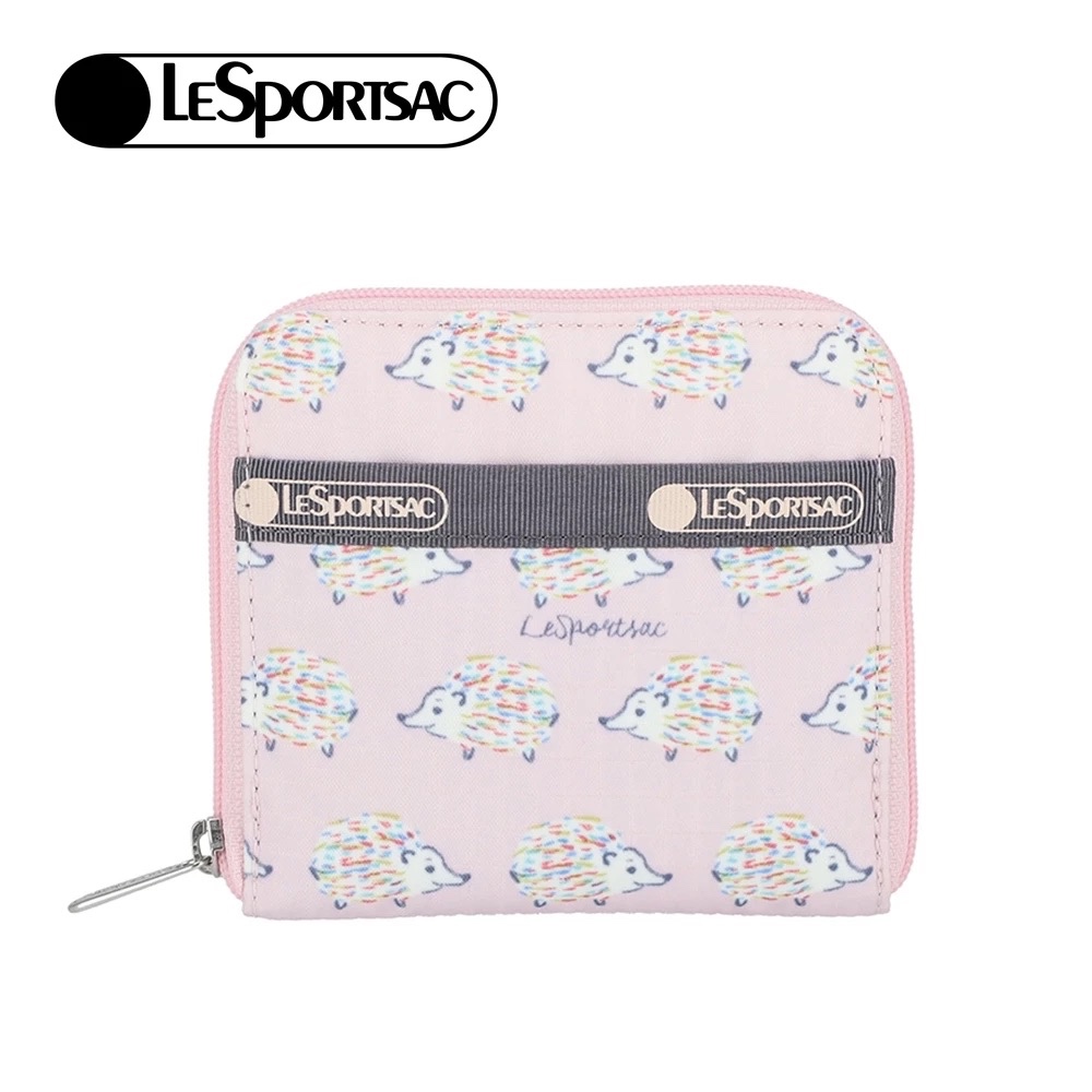 正品 Lesportsac Compact Zip Wallet 極簡輕薄錢包 - 北國小刺蝟