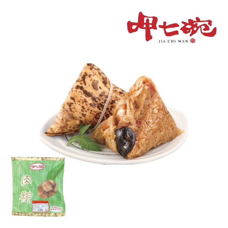 呷七碗全福香菇粽(6粒)-冷凍, , large