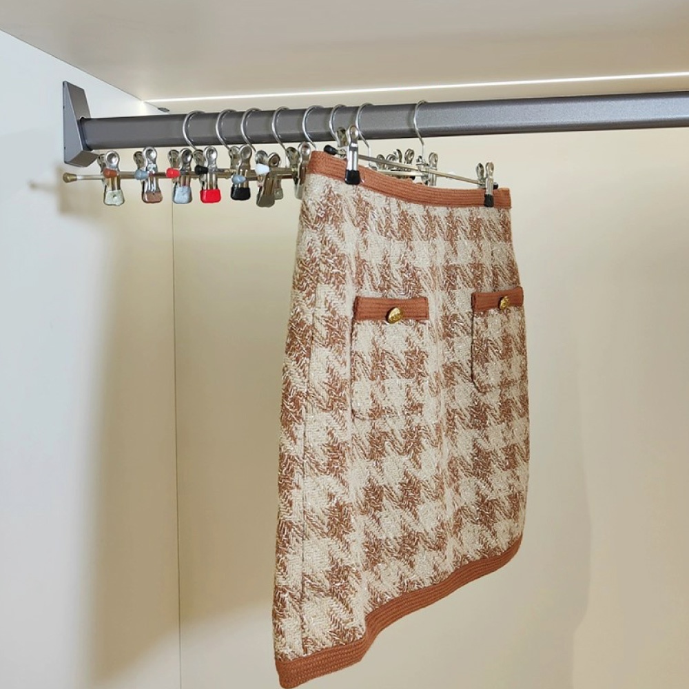 [Germany MAWA] German original imported non-marking non-slip skirt pants clip 30cm (white/2 pieces), , large