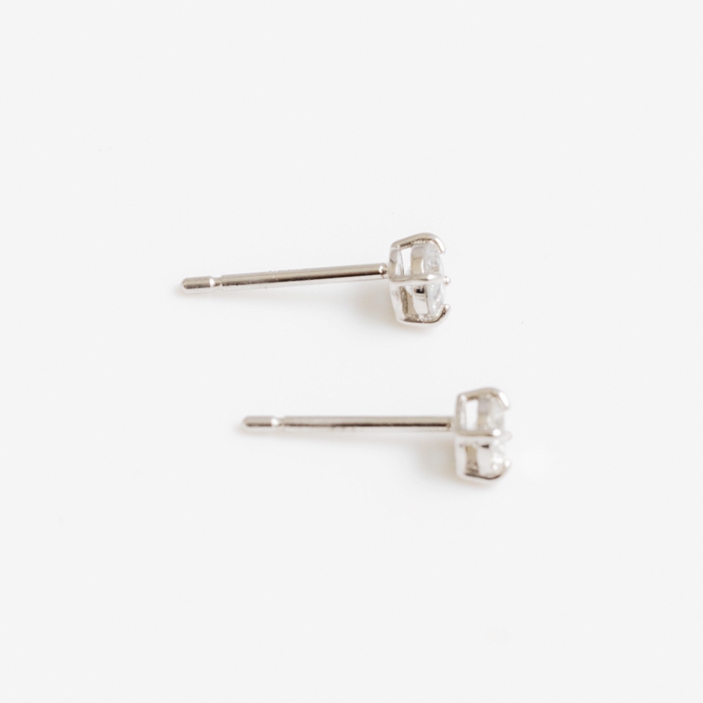 【真鑽耳環】A'jane 鉑金 恆光 鑽石耳針 A022503-010, , large