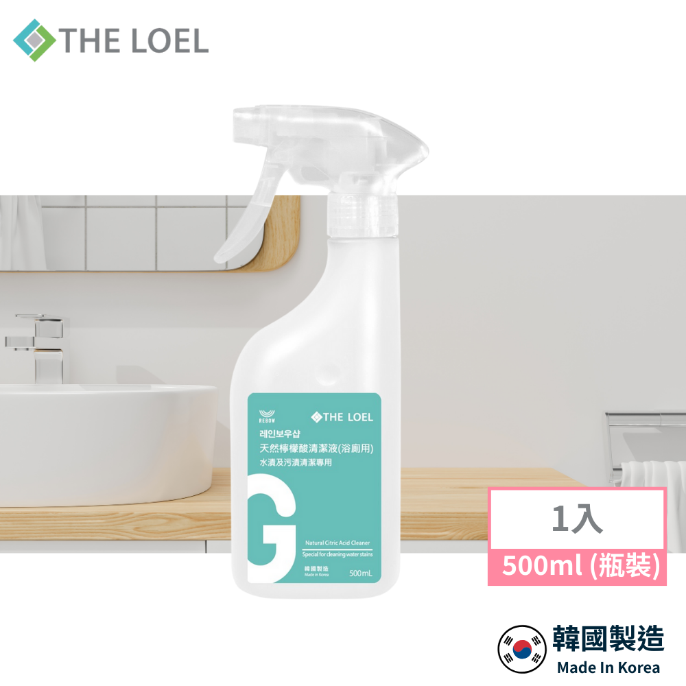THE LOEL Natural Citric Acid Toilet Cleaner 500ml (Bottle) x 1 bottle, , large