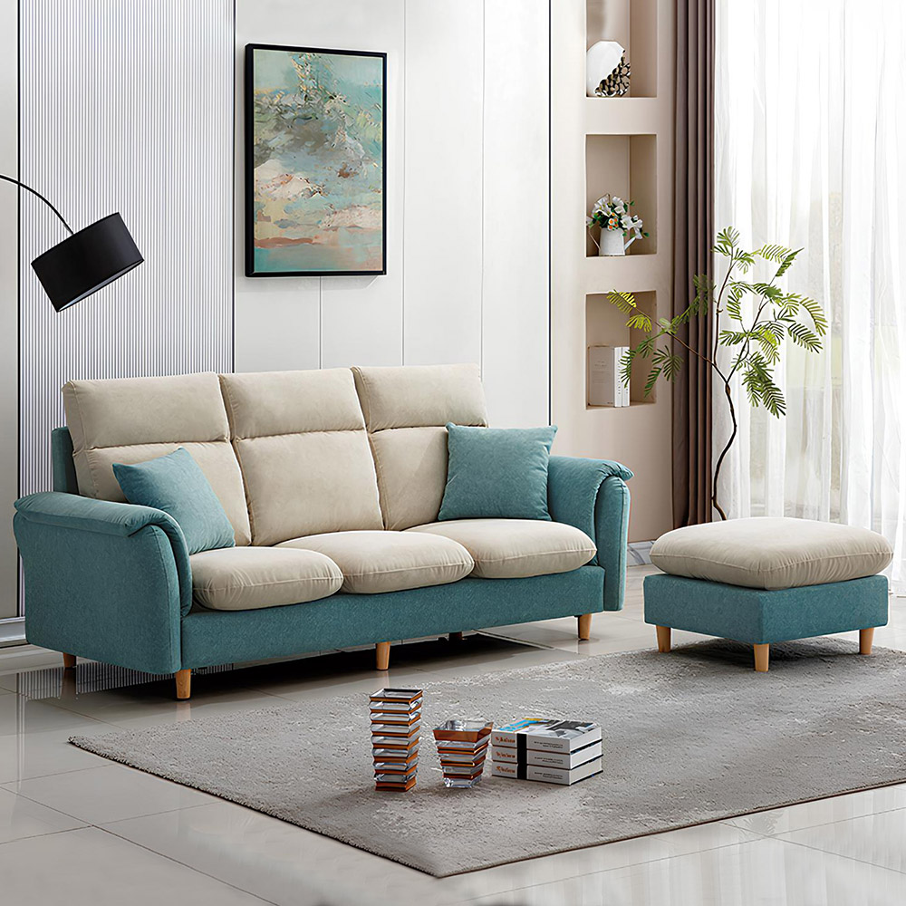 【Hampton 漢汀堡】諾恩L型貓抓布沙發, , large