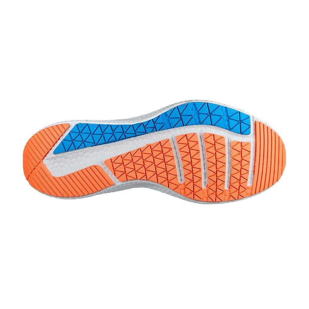 DIADORA迪亞多那 颶風者避震慢跑鞋 男運動鞋 男鞋 時尚 撞色 一體成型 透氣 吸震 減壓 輕量 抗菌鞋墊 灰 藍, , large