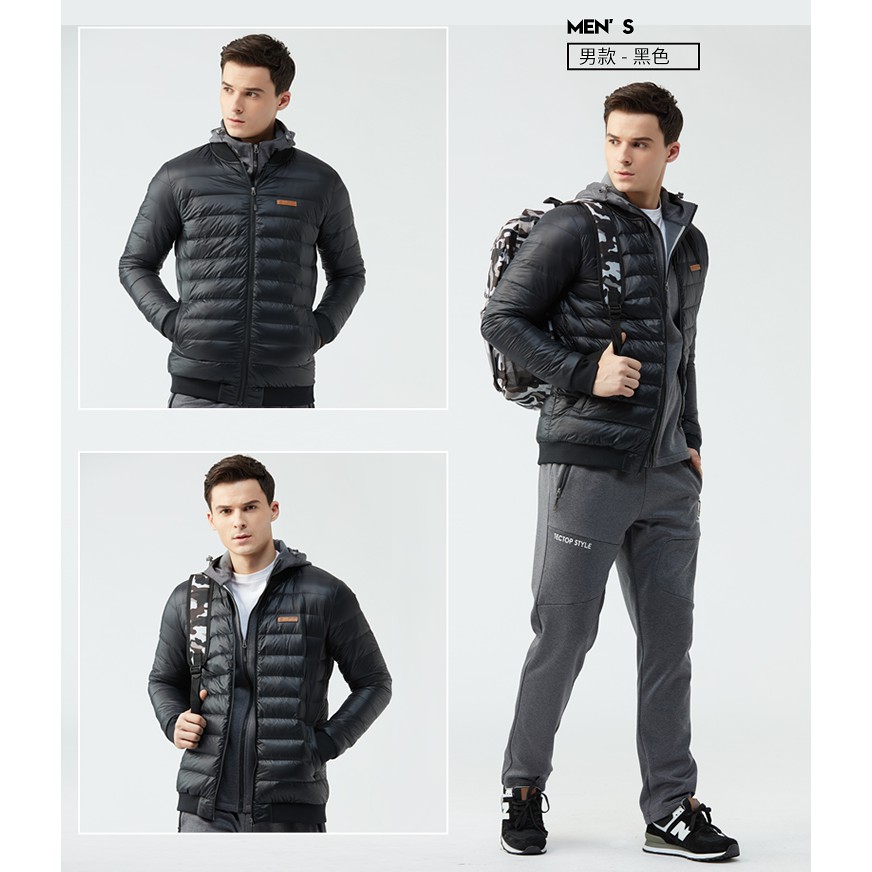 [TECTOP探拓戶外]YW7861男款輕薄羽絨立領外套 kuSport 酷思柏, , large