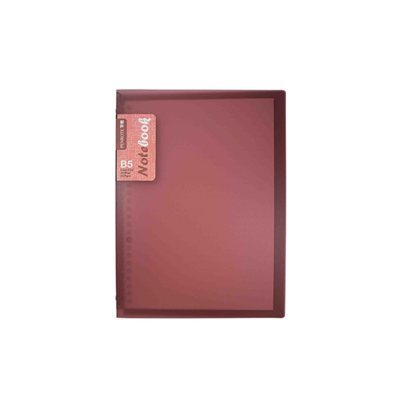 B5 26-Ring Loose-Leaf Notebook &ndash; Red, , large