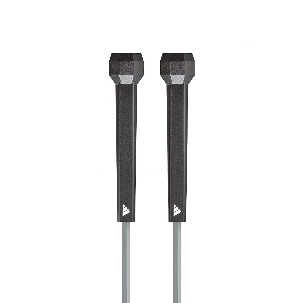 [秉宸] ADIDAS 基礎訓練型跳繩 黑 健身訓練 可調式跳繩 ADRP-11017BK 24FW, , large