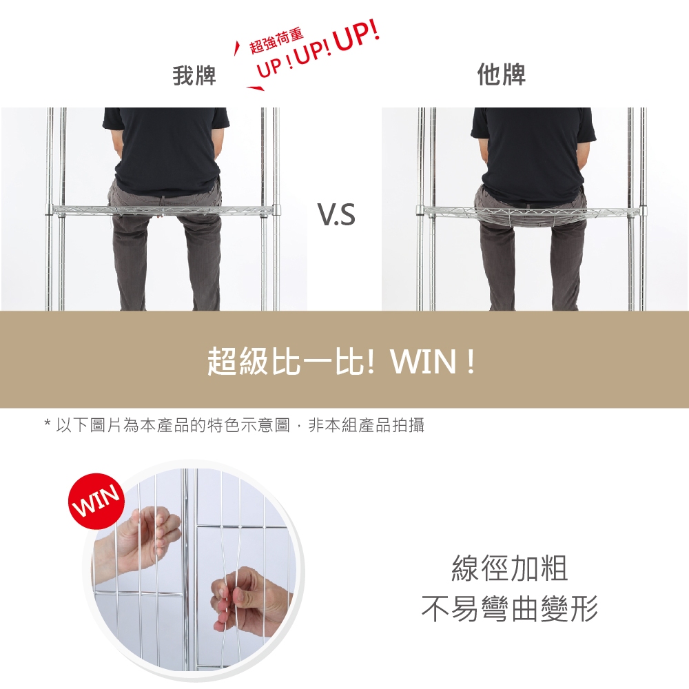 KIWISH 46X40 Multi-Size Storage Rack Heavy Duty Metal Shelving Unit, Made in Taiwan, Free Shipping, , large