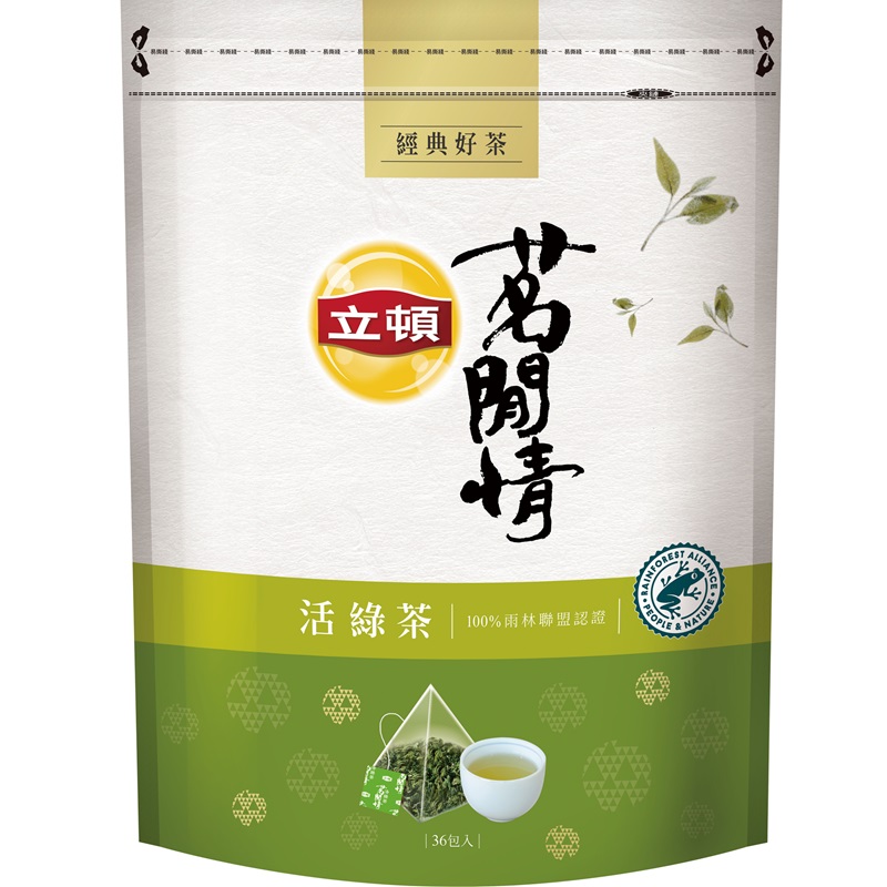 立頓茗閒情100％台灣茶-活綠茶90g, , large