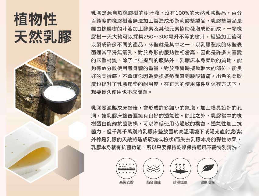 【文創集】抗菌透氣獨立筒床墊-6尺雙人加大, , large