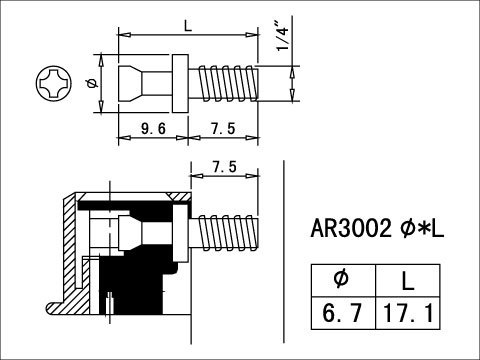【協進五金】組合器鐵心 錏色, , large