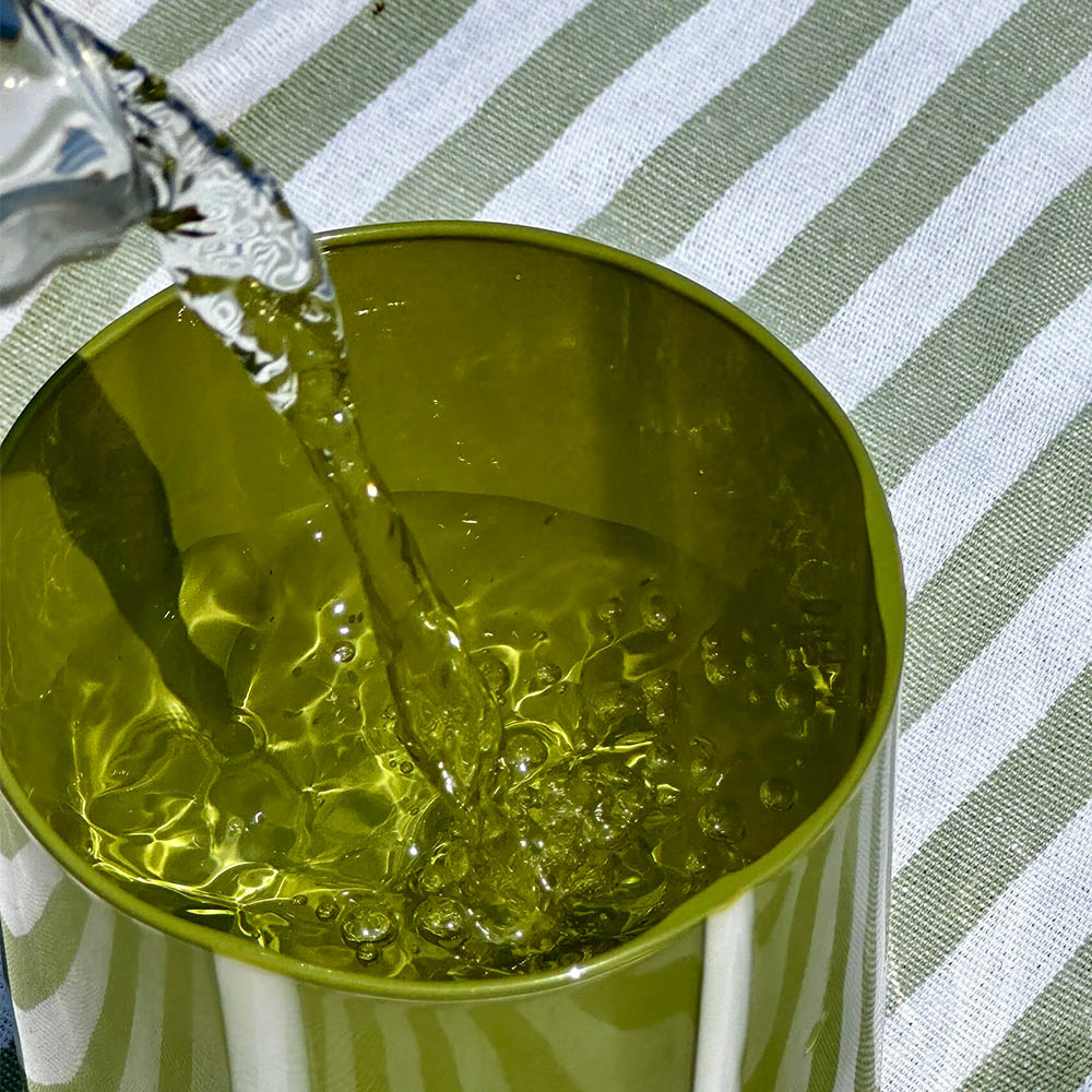 Atina Glassware-green, , large