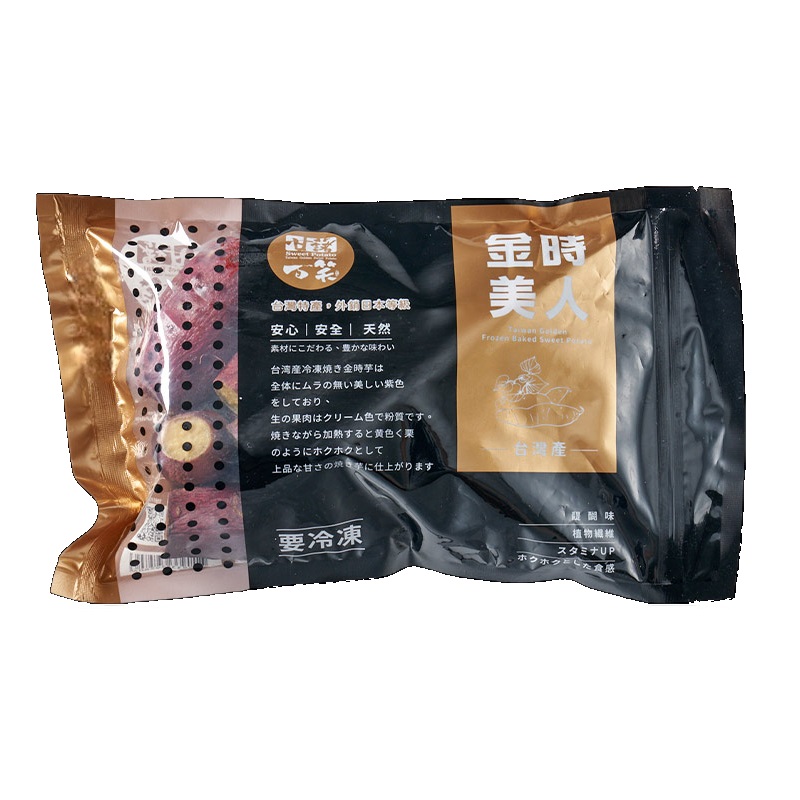 金時美人冰烤地瓜600g(冷凍)-百笑, , large