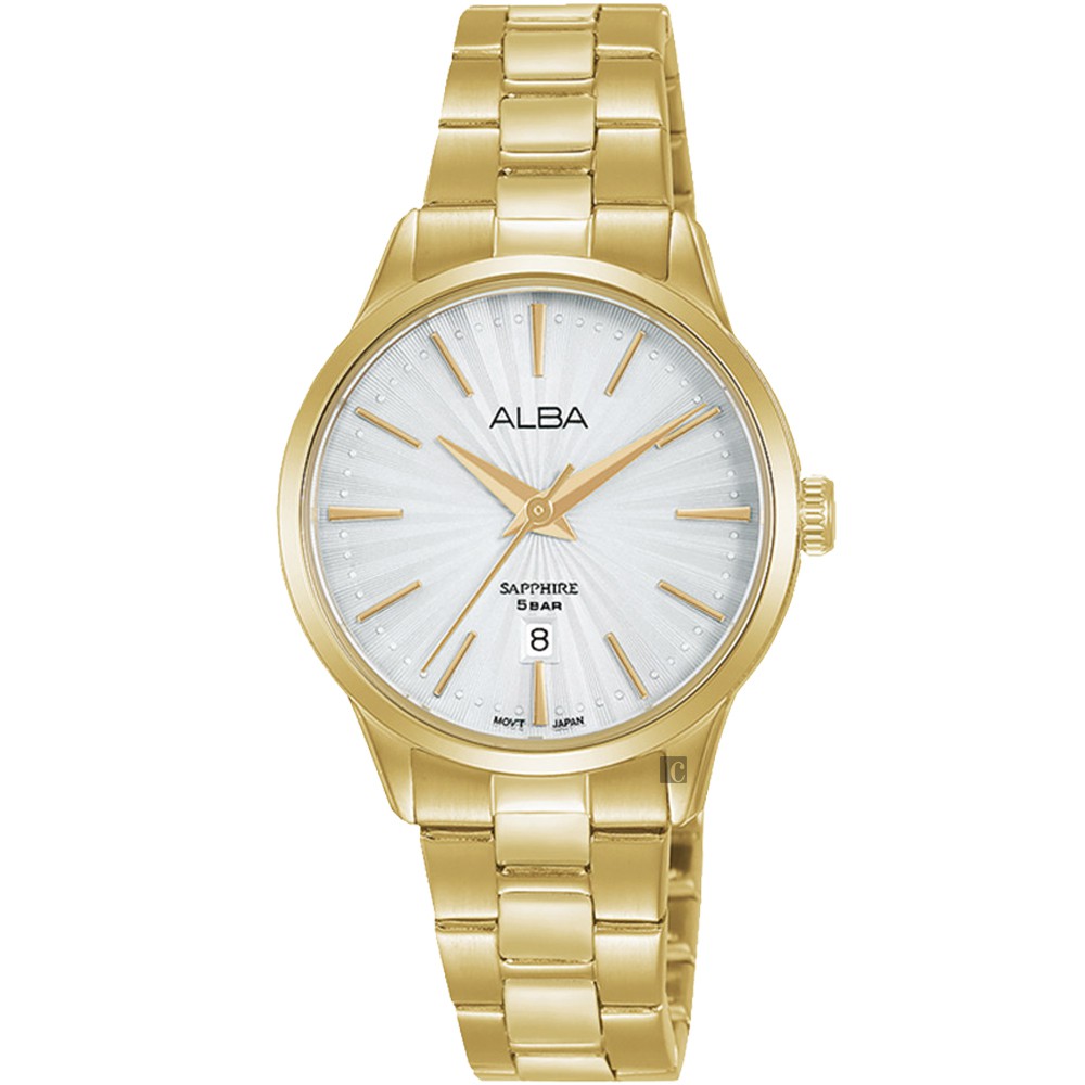 ALBA 雅柏 東京復古時尚女錶-29mm VJ22-X358G(AH7W36X5), , large