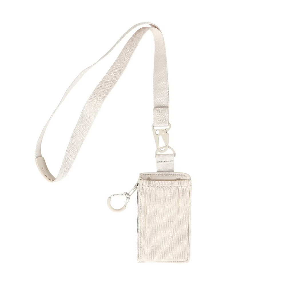 NIKE TECH STATEMENT 證件零錢掛繩 證件夾 卡夾 票卡夾 證件套 零錢包 可拆式 耐用 防潑水 黑 米, , large