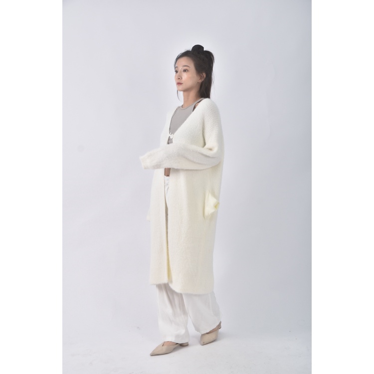 (F) 【安于晴Charlene私服】質感白色罩衫二手衣, , large