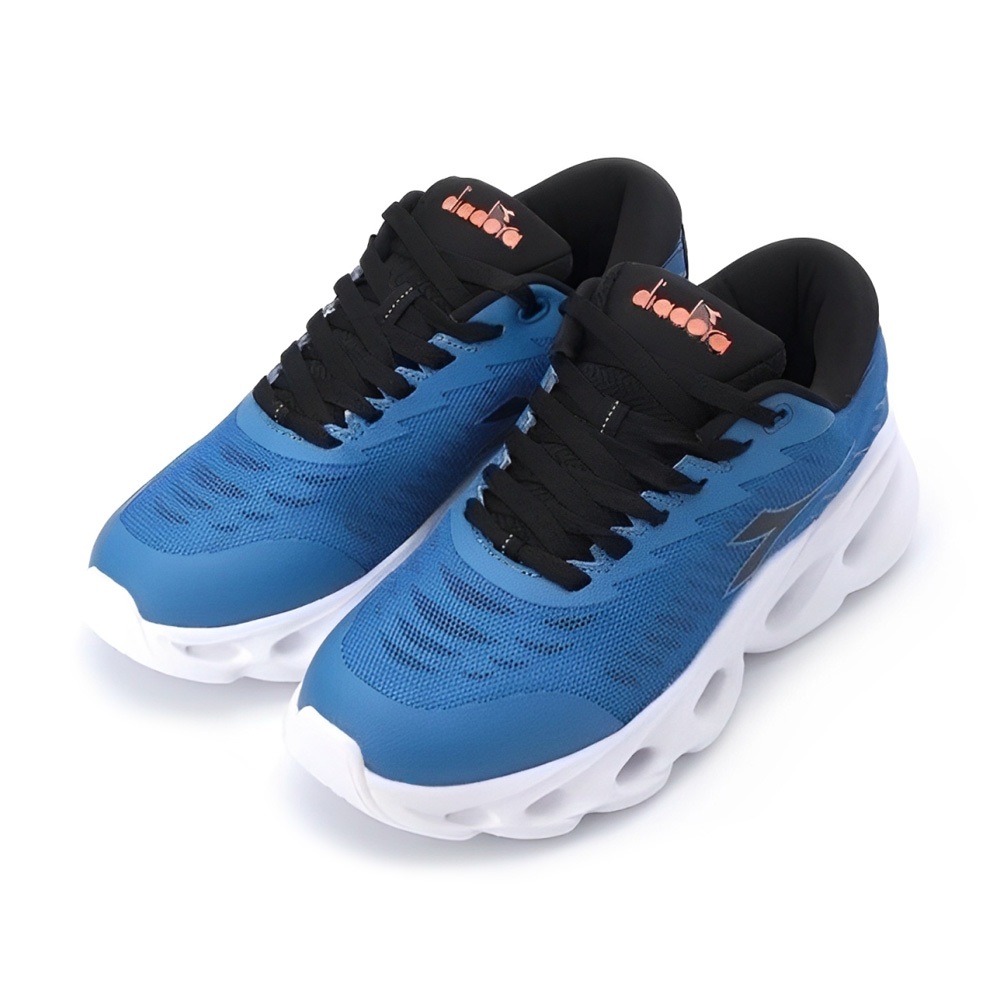 DIADORA迪亞多那 MIT專業慢跑鞋 男運動鞋 男鞋 MIT 台灣製造 透氣 舒適 保護後跟 耐磨 止滑 黑 藍, 藍,27.5, large