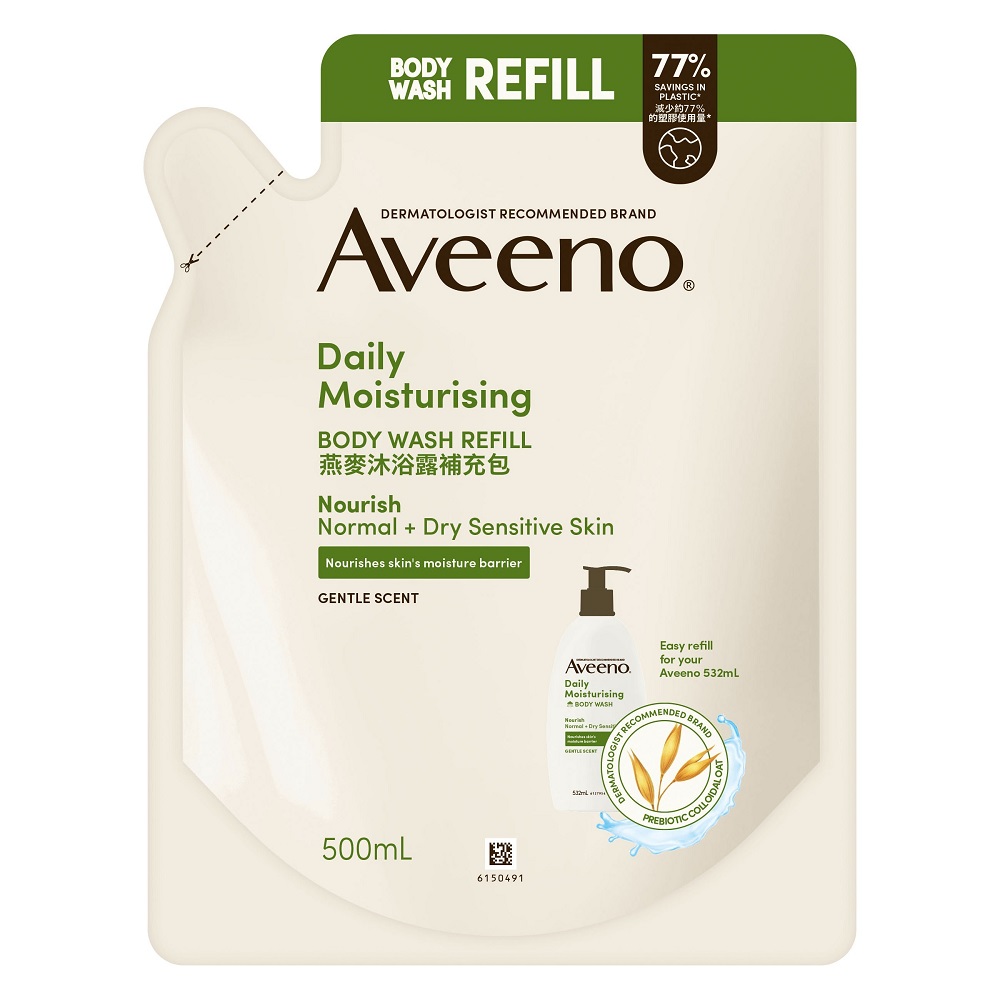 Aveeno Daily Moisturizing Wash Refill, , large