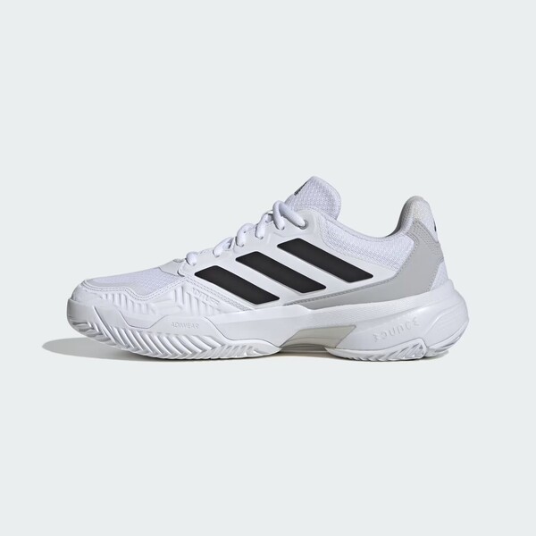 Adidas Courtjam Control 3 M 男 網球鞋 運動 訓練 緩震 抗扭 穩定 白黑 [IF7888], , large