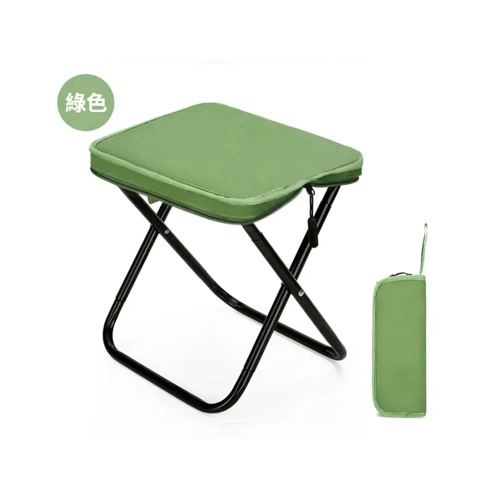 【啾愛你】戶外輕量隨身摺疊椅-綠色, , large