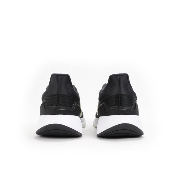 Adidas EQ21 Run 男 慢跑鞋 運動 休閒 避震 透氣 路跑 回彈 緩震 黑黃 [GW6726], , large