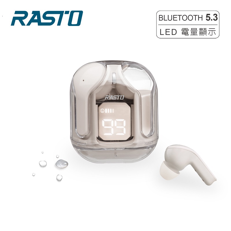 RASTO RS62日系電顯真無線5.3藍牙耳機, , large