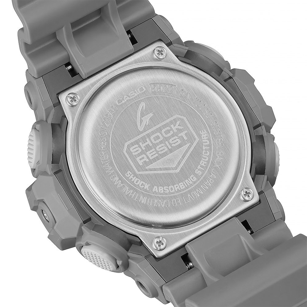 CASIO 卡西歐 G-SHOCK 綠光系列運動手錶 GA-700HD-8A, , large