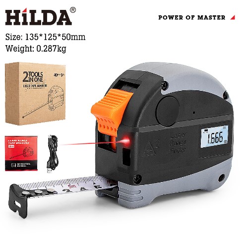 Laser Tape Measure, , large