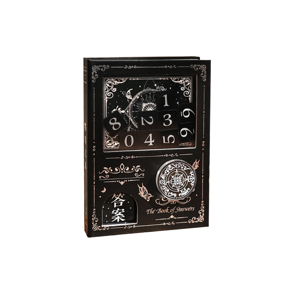 【上手家居】答案之書扭蛋筆記本 湛黑(解答之書/扭蛋機關本/占卜), , large