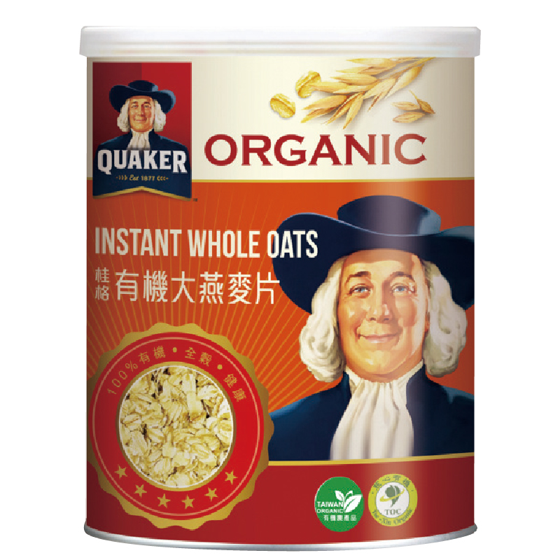 Quaker Organic Instant Whole Oats, , large