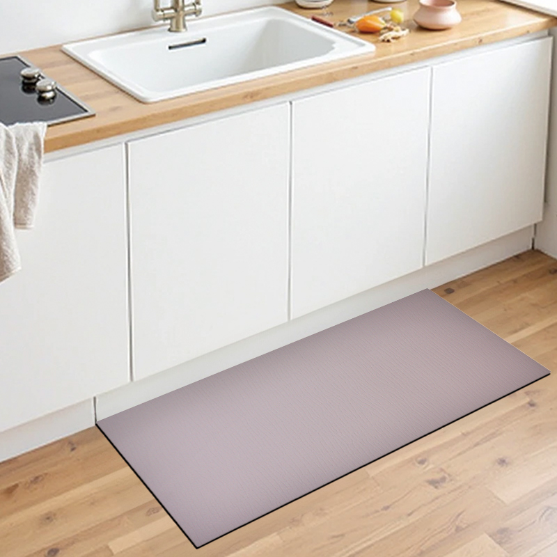 【Monster】 Kitchen Anti-Stain Non-Slip Mat – Natural Essence Series (120x50cm) – Morandi Pink, , large
