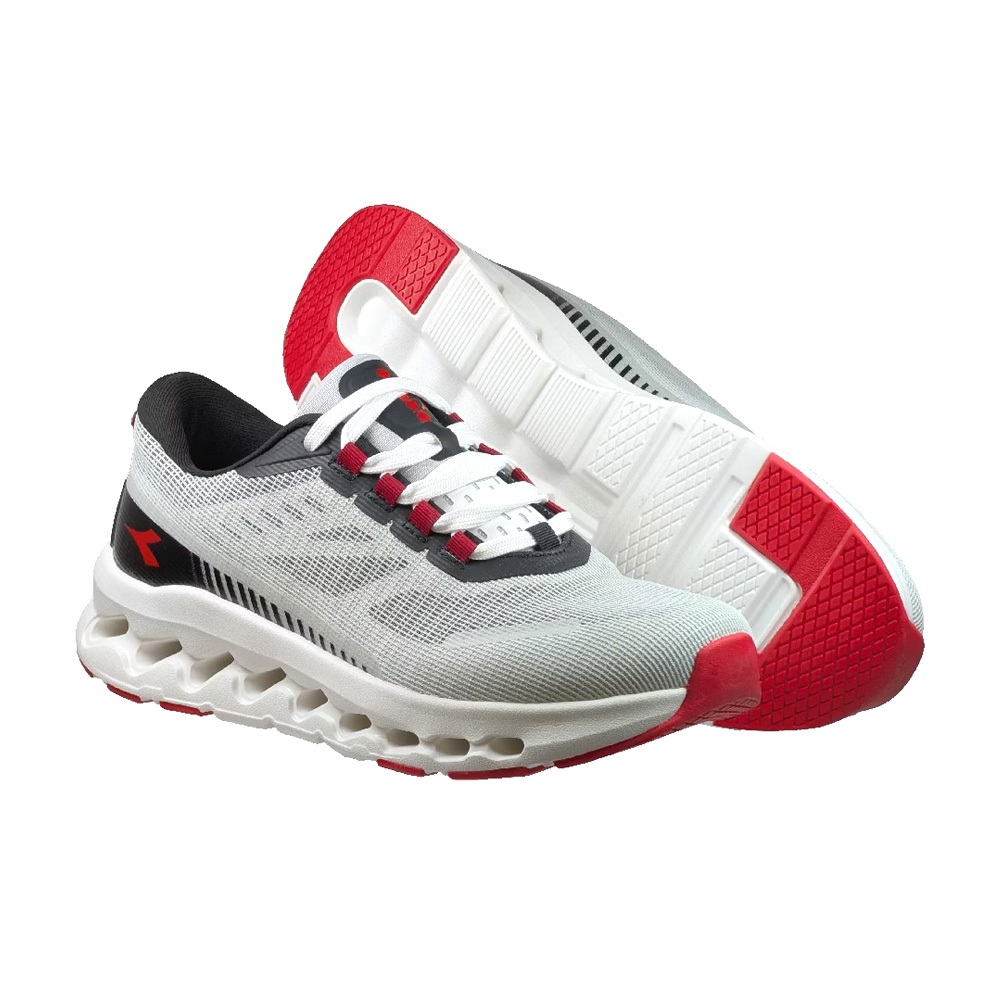 DIADORA迪亞多那 天步3休閒運動鞋 男運動鞋 男鞋 休閒鞋 寬楦 輕量 透氣 吸震 回彈 足弓支撐 止滑 灰 灰紅, , large