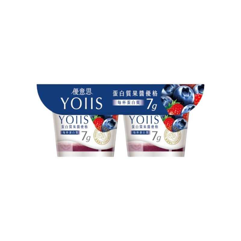 Yoiis protein jam yogurt(mixberries)