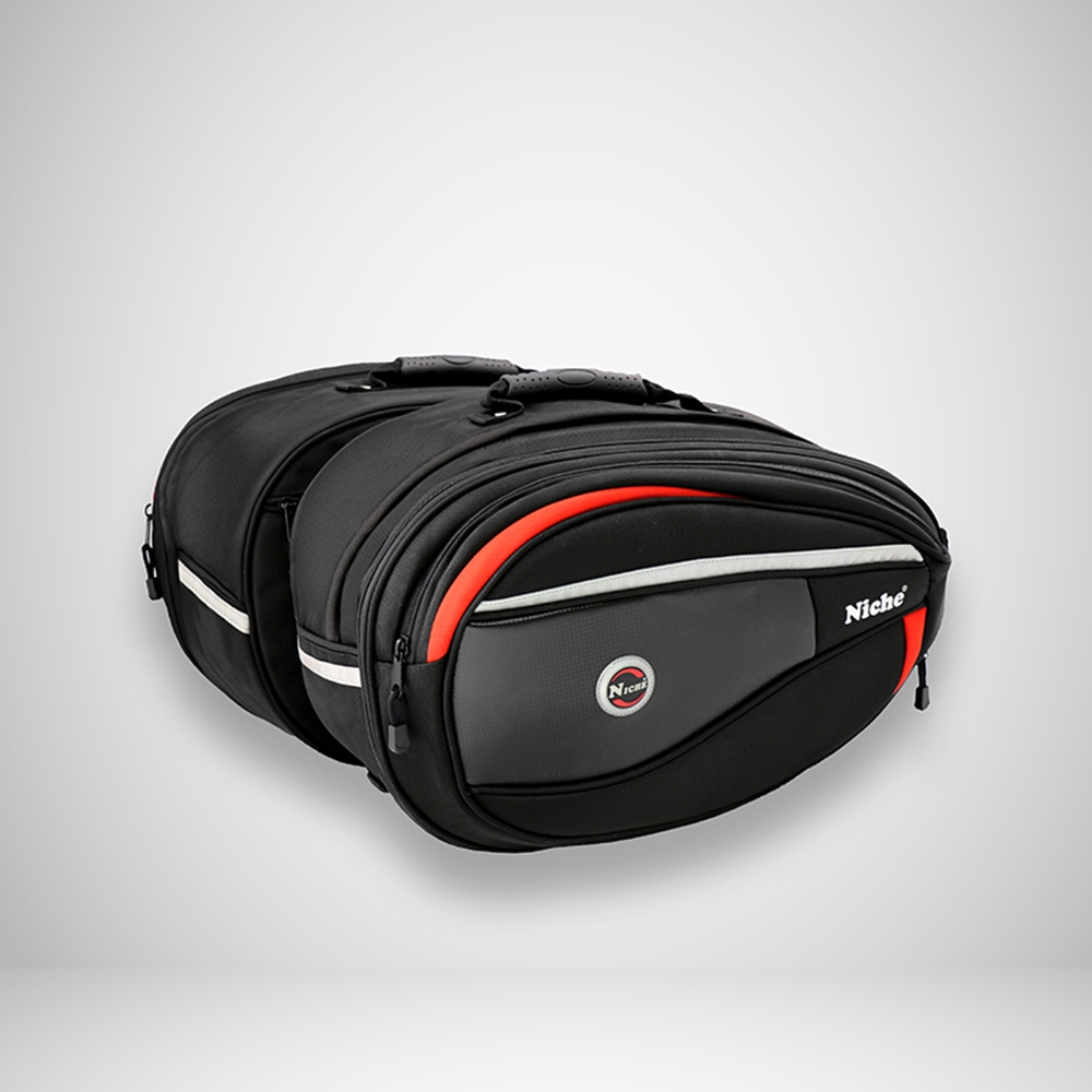 【Niche 樂奇】重機經典馬鞍包 大容量 邊包 可擴充 防水 露營 NMO-8209, , large