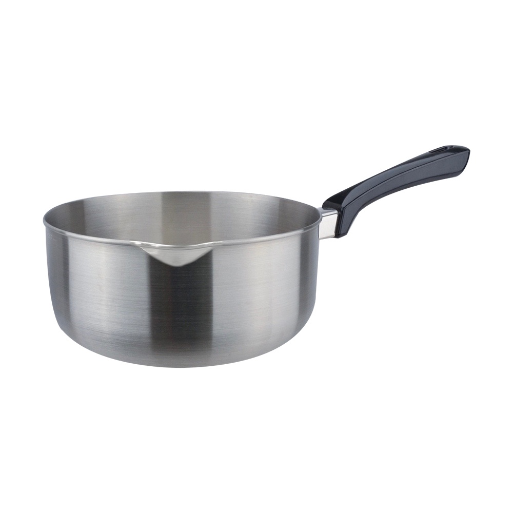 CLARE 可蕾爾 白金鋼316不鏽鋼雪平鍋料理鍋泡麵鍋單把鍋湯鍋 18cm無蓋-Leidea樂德兒, , large