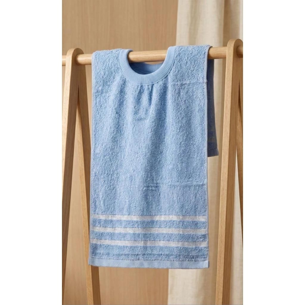 [Kaimei Cotton Industry] 8 in the group, random and excellent, MIT made in Taiwan, 28 taels thick, pure cotton breathable adult bib/spit napkin, exquisite satin plain color, , large