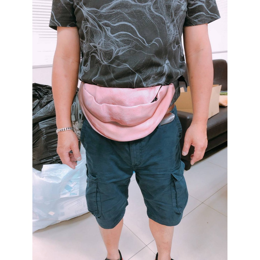 GS MALL 造型防盜腰包 造型包 防盜包 腰包 包包 胸包, , large
