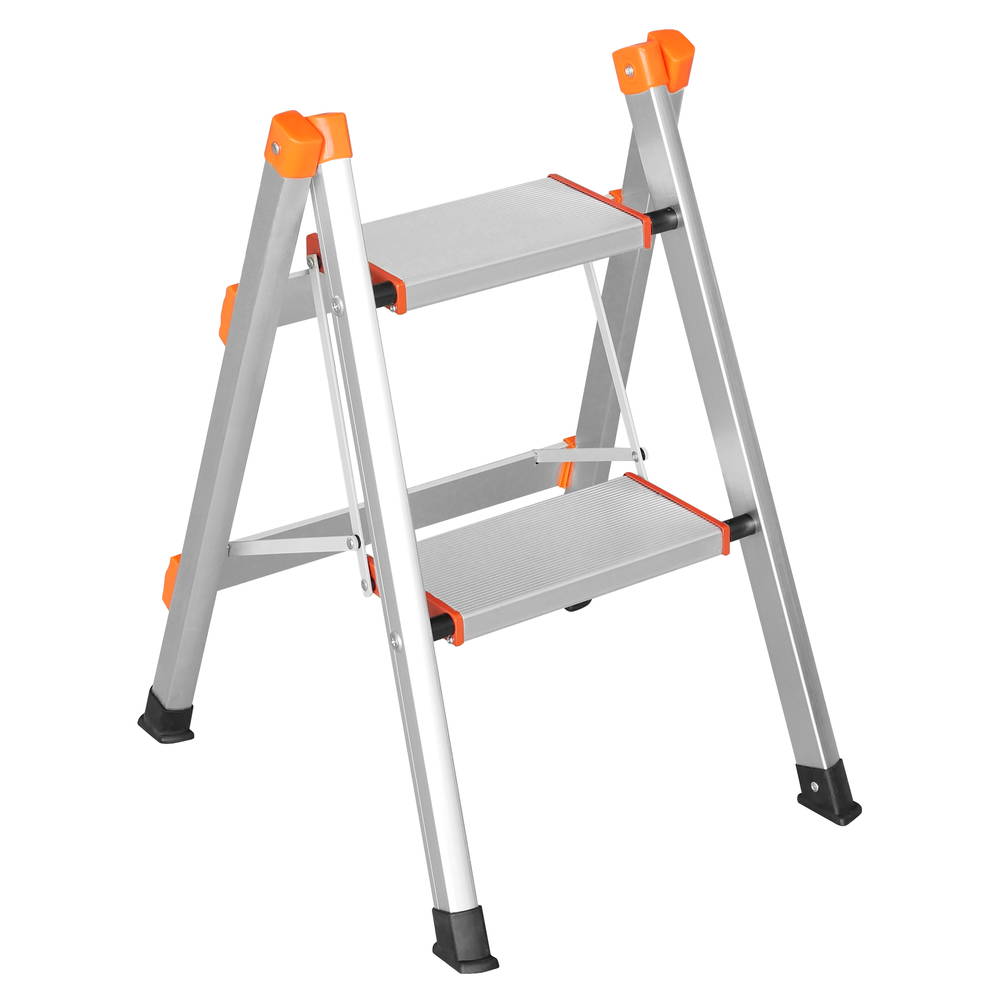 Aluminum second step ladder, , large