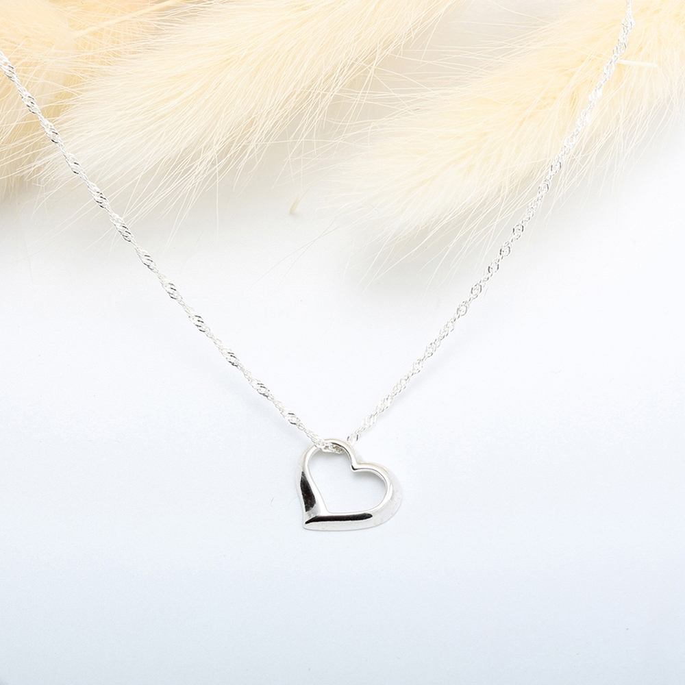 【Angel & Me】小愛心 s925 純銀 項鍊 生日 情人節 聖誕節 禮物, , large