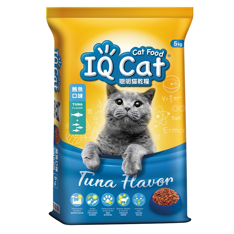 IQ CAT貓糧-鮪魚口味成貓配方5KG, , large