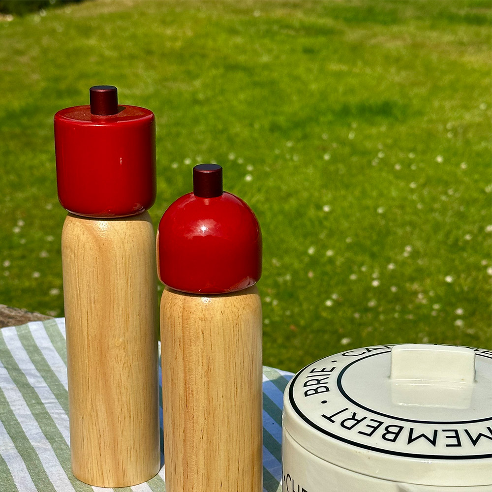 【英國 MÆGEN】胡椒&海鹽研磨罐-紅(L), , large