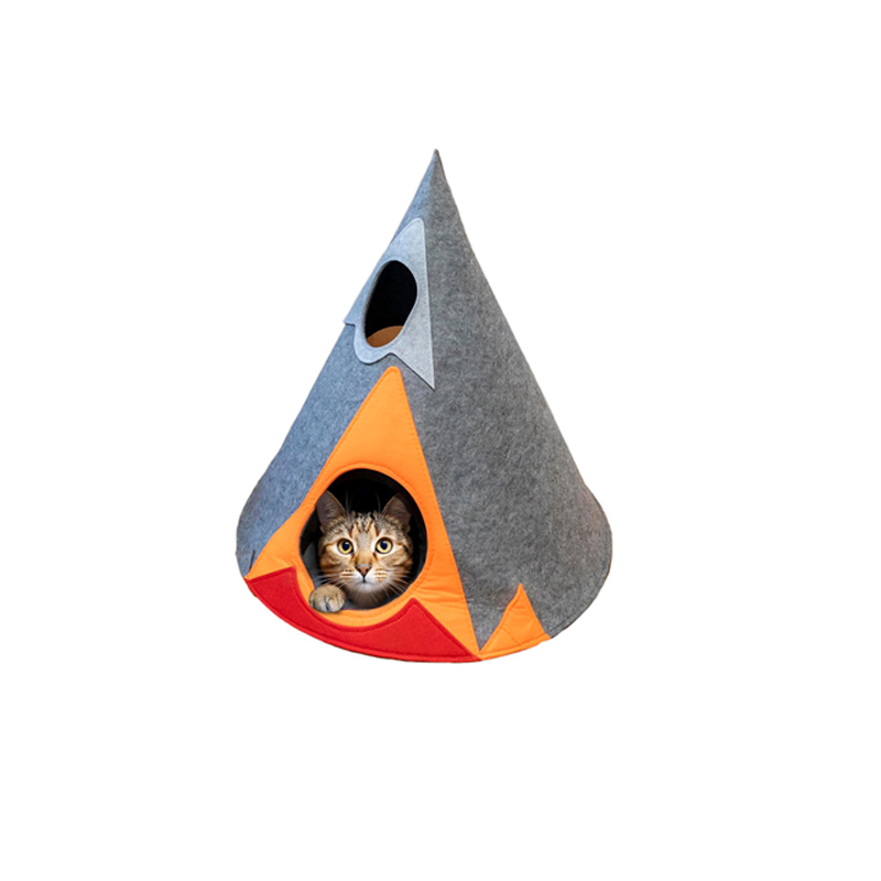 [Pets Family] Felt Cone-Shaped Pet Bed, , large
