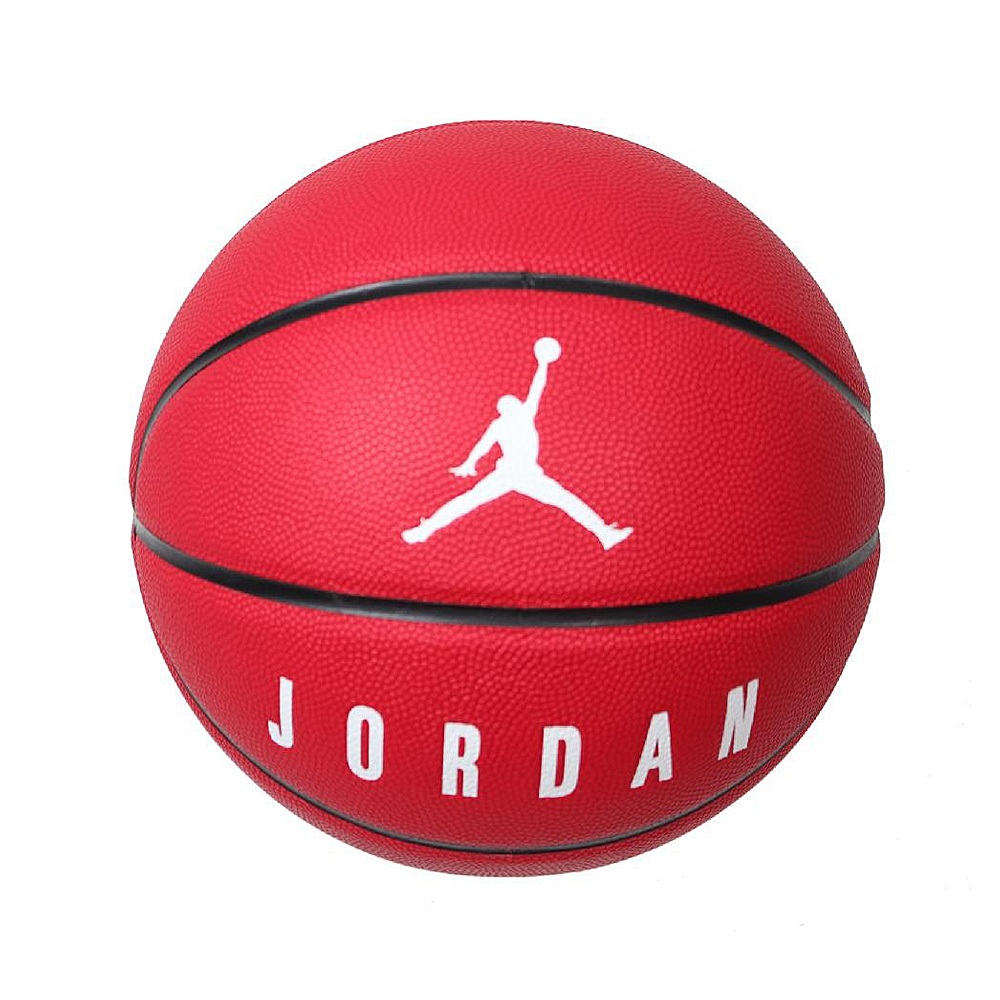 NIKE JORDAN ULTIMATE 8P 7號球 比賽 訓練 運動 標準籃球 深溝紋 抗汙 深琥珀 紅 黑綠 黑黃, 黑黃, large