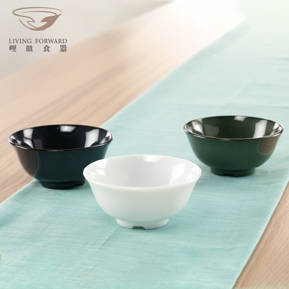 【哩皿食器】台灣製  CPET 潔晶湯碗｜恬淡白, , large