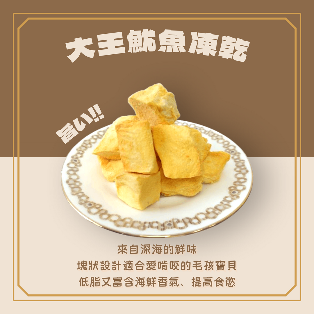 【祥晴鮮品】凍乾│大王魷魚50G, , large